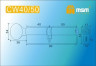 Цилиндровый механизм Msm CW90 SN 40*50 кл-верт (матовый никель) перфо