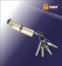Цилиндровый механизм Msm CW100 PB 40*60 кл-верт (латунь) перфо