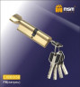 Цилиндровый механизм Msm CW110 PB 60*50 кл-верт (латунь) перфо