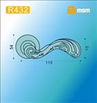 Ручки раздельные MSM R432 SB1 (Матовая латунь1) на круглом основании