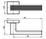 Ручки раздельные Armadillo Line USQ6 SN-3 (матовый никель)