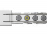 Цилиндр Evva MCS 72 мм 36x36 ключ-ключ